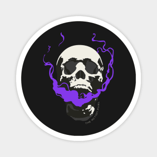 Smoking Skull Magnet